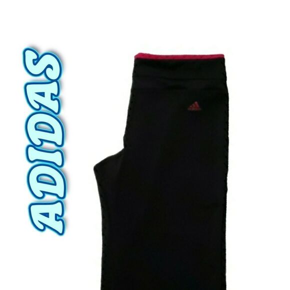 Adidas black athletic capri - Picture 2 of 3